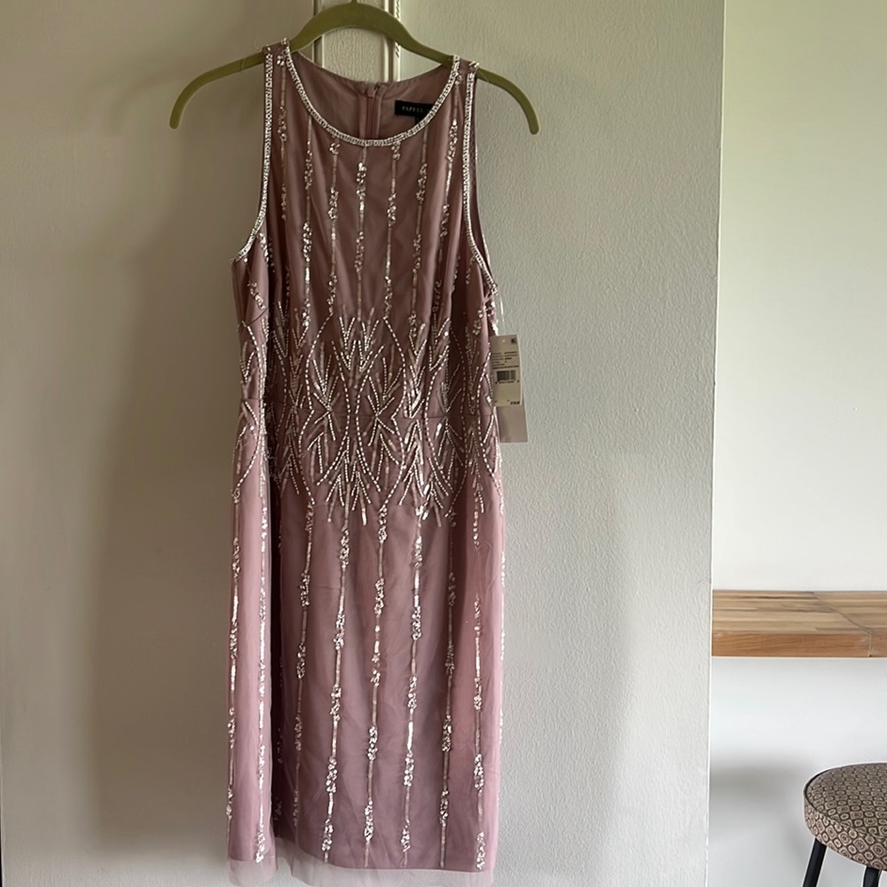 Adrianna papell wedding guest dress cocktail dress size 6, Papell studio